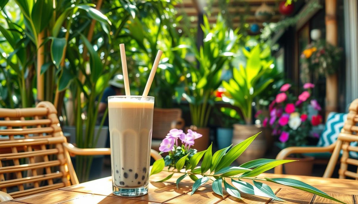 eco-friendly milk tea