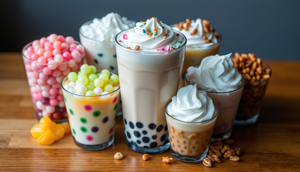 milk tea toppings